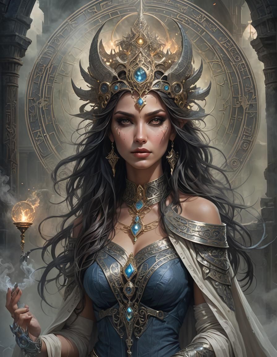 Enigmatic Enchantress: Mistress of Mystical Symbols