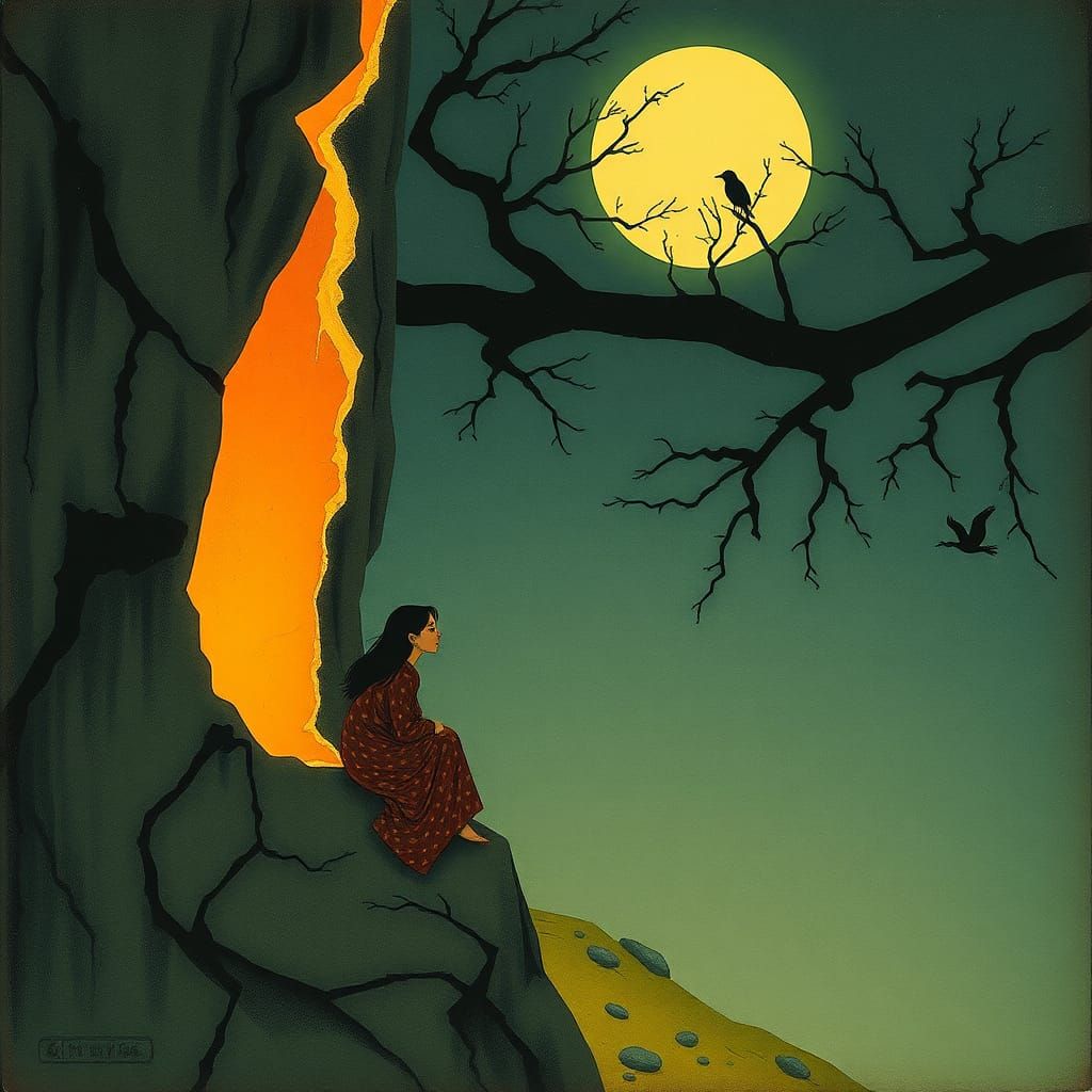 Cracked Light: A Whimsical Artistic Fusion