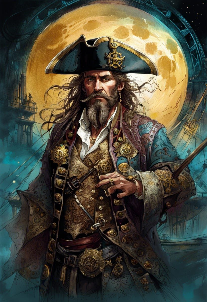 Pirate Captain in Regal Vestments