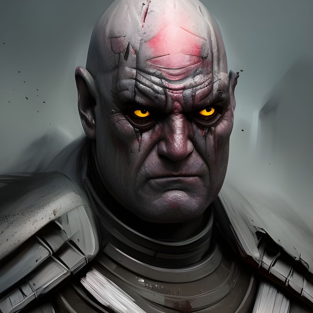 Darth Bane Close-Up: Hyperrealistic Star Wars Portrait