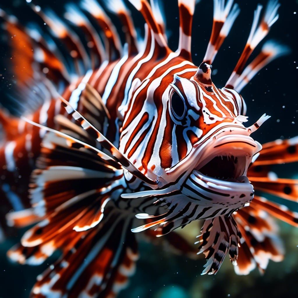 Cute li'l lionfish.