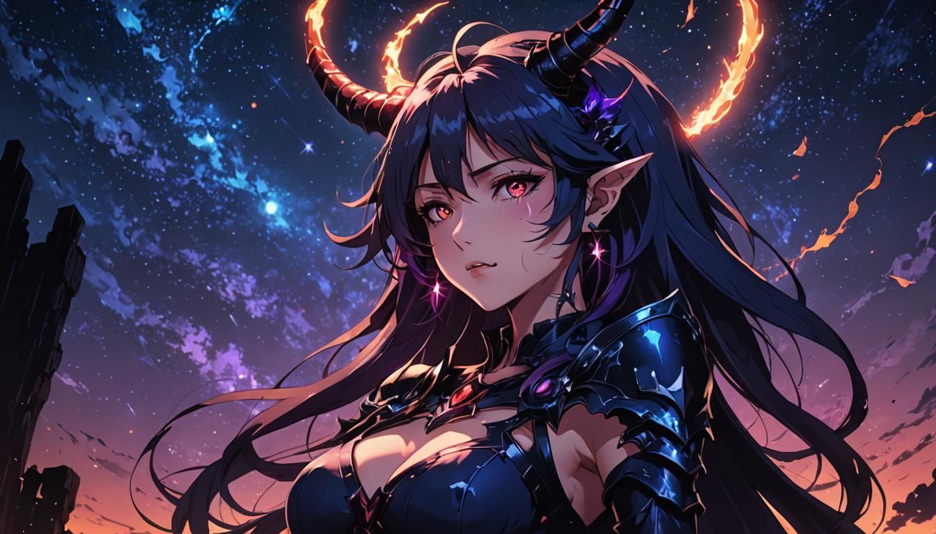 Crossroads Female Demon sealed with a Kiss