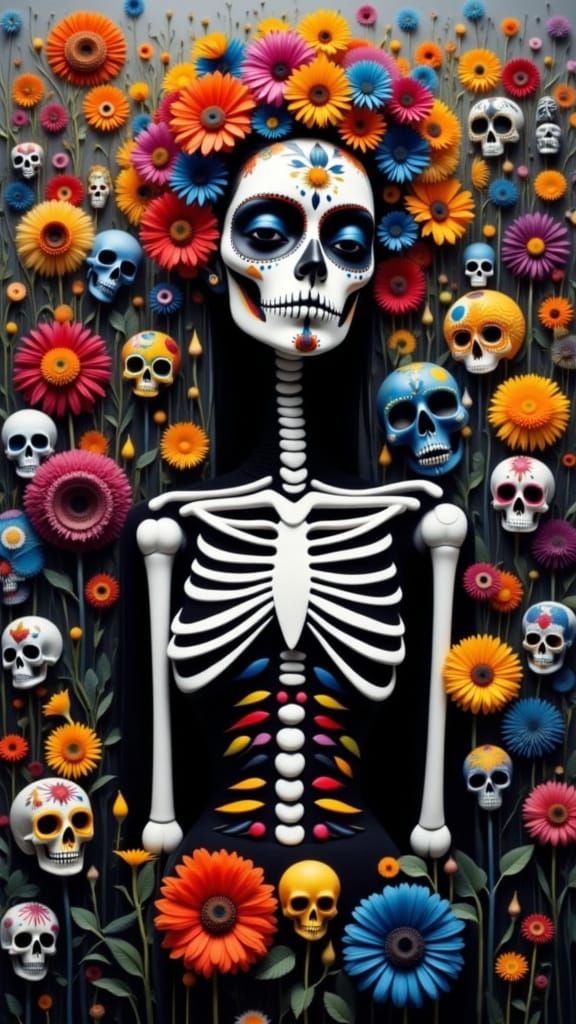 Vibrant Alebrije Day of the Dead Celebration