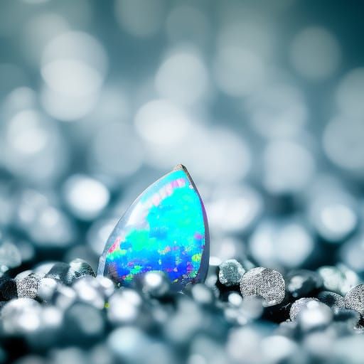 Opal Gemstone Sparkles in Professional Photography