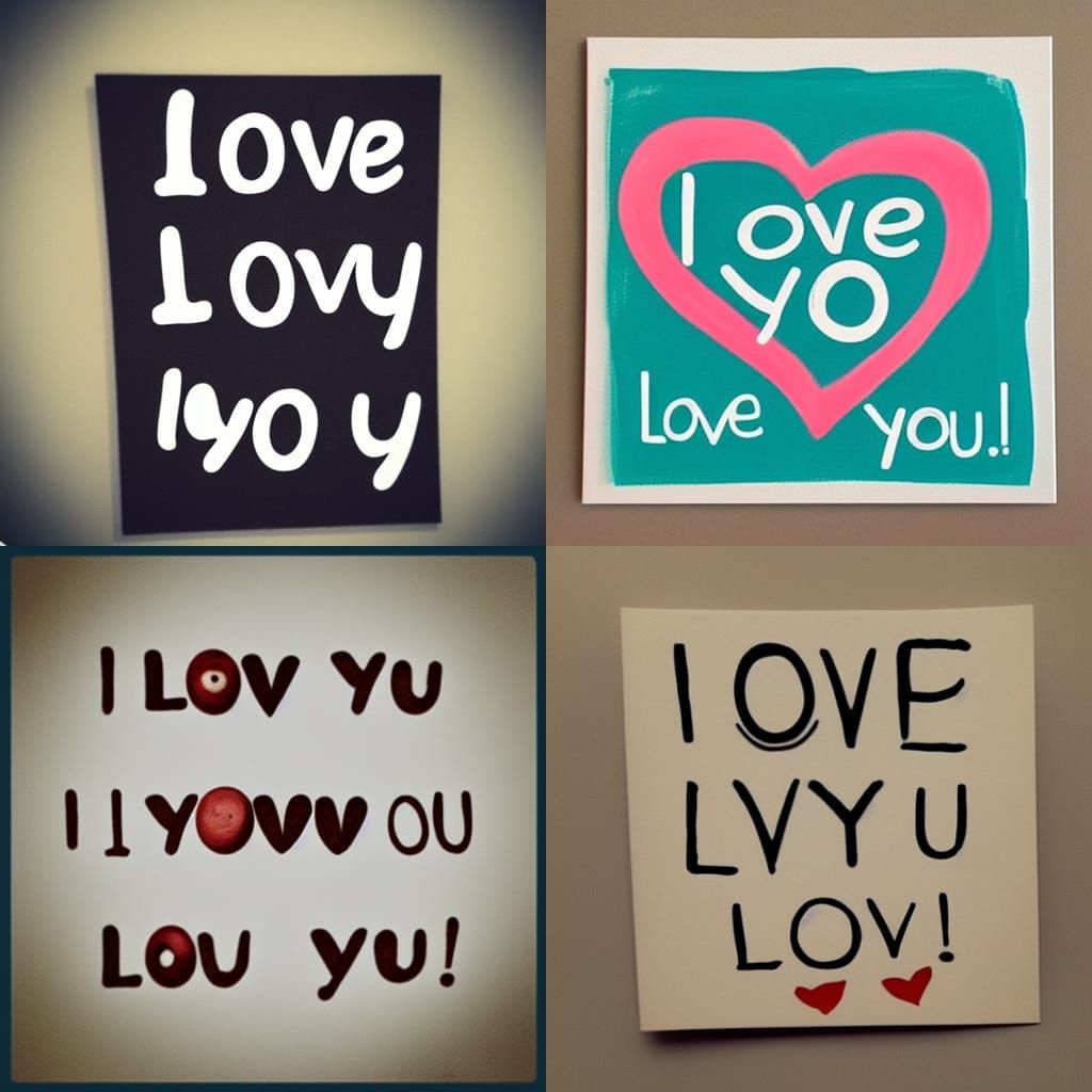 Abstract Expression of Affection in Soft Colors