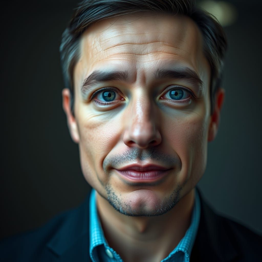 Professional Portrait in Photorealistic Studio Style