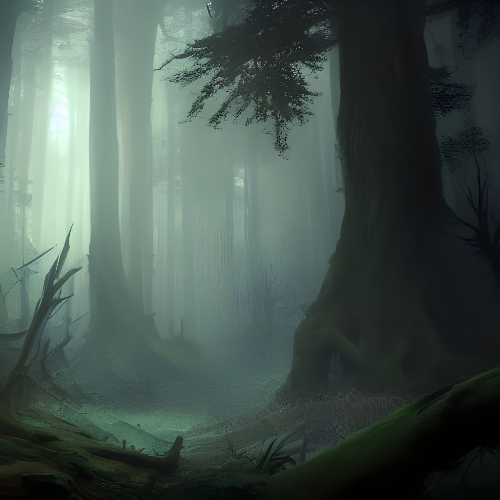 Enigmatic Forest: A Dark Fantasy Masterpiece