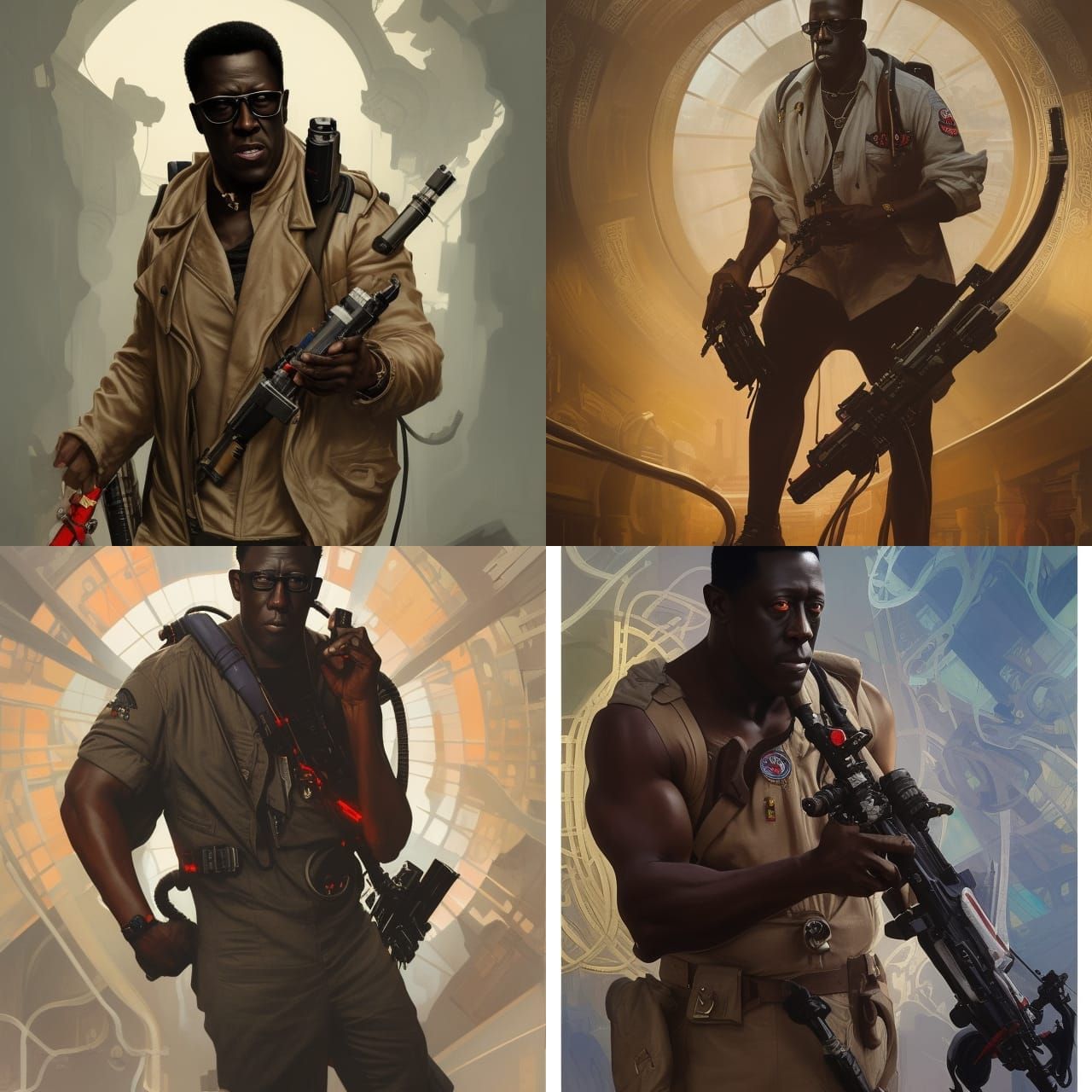 Wesley Snipes as Winston Zedmore: Concept Art Poster