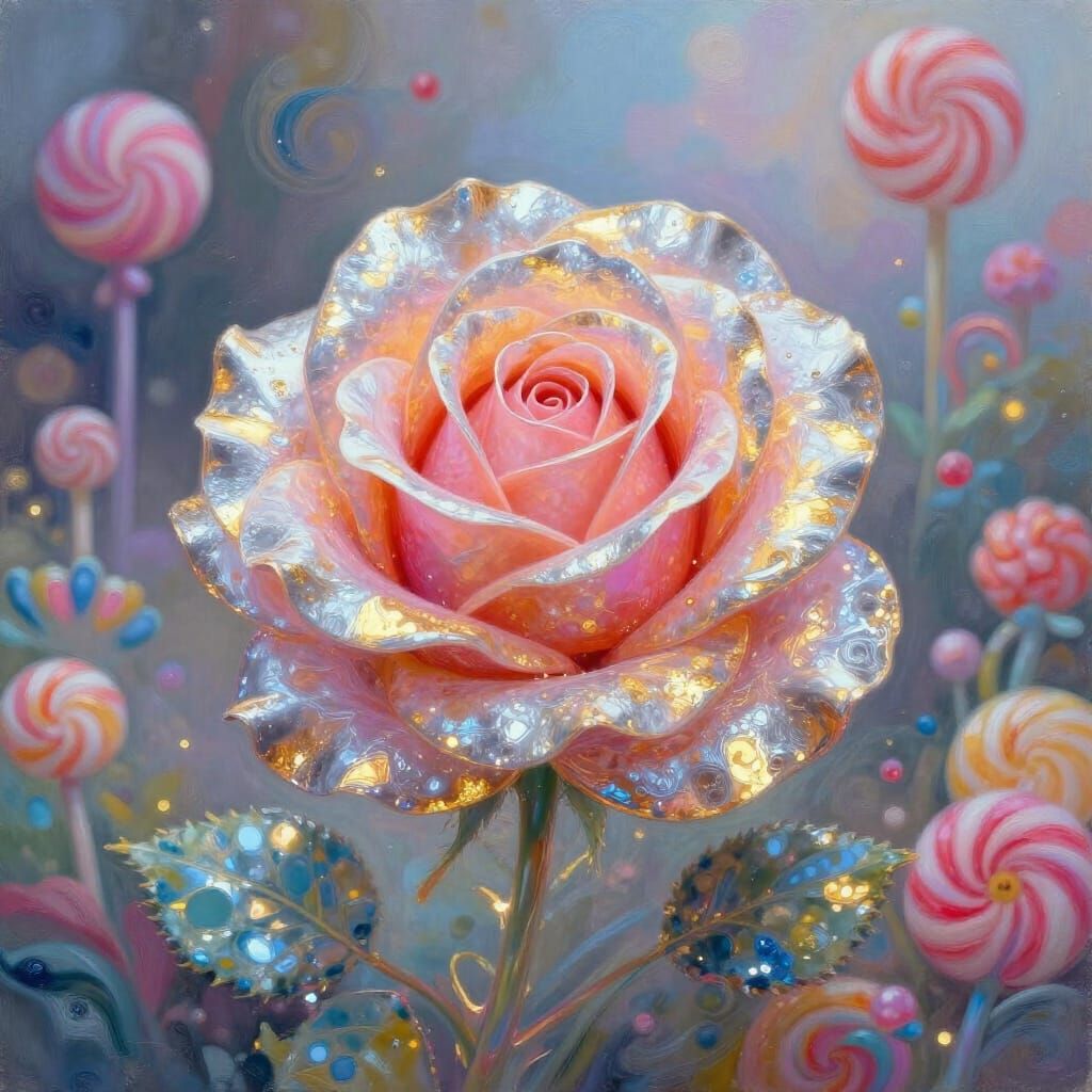 Rose of Light and Mist in Candyland Wonderland