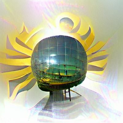 Spherical Building with Halo Effect