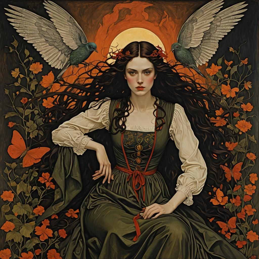 Abstract Surnames: AI-Generated Art