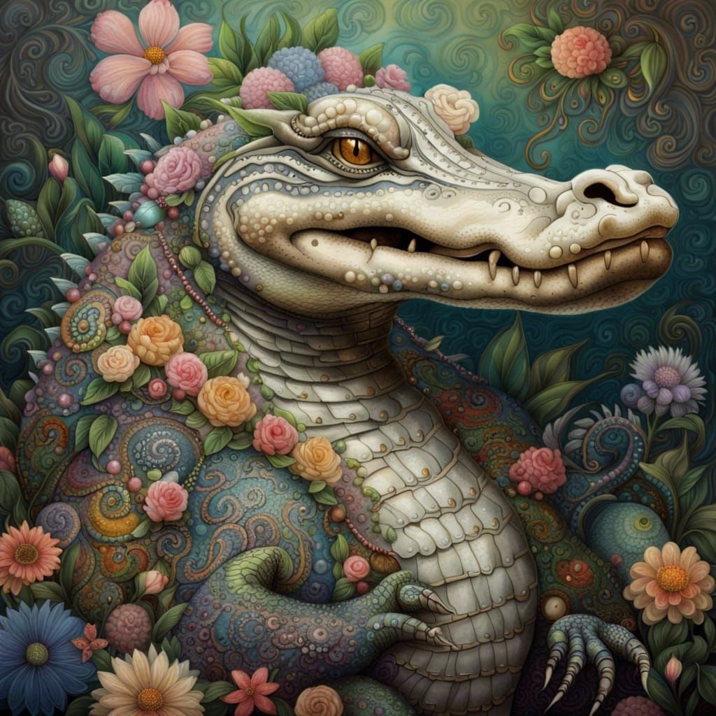 Flowery Alligator