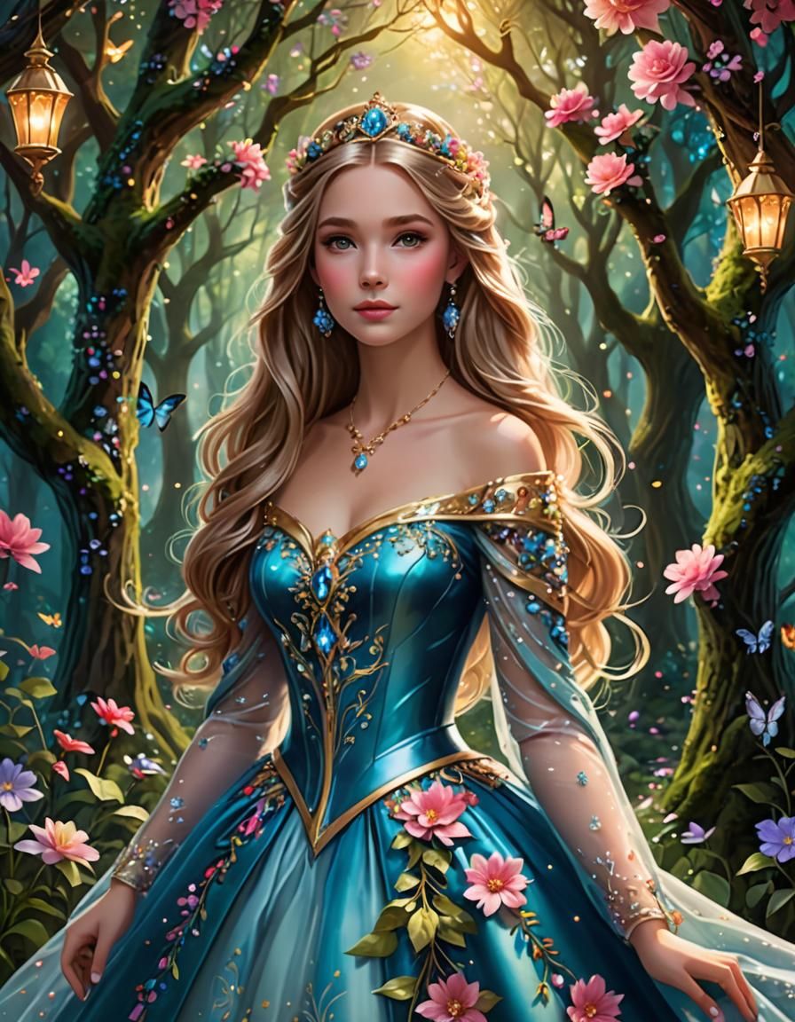 beautiful young princess