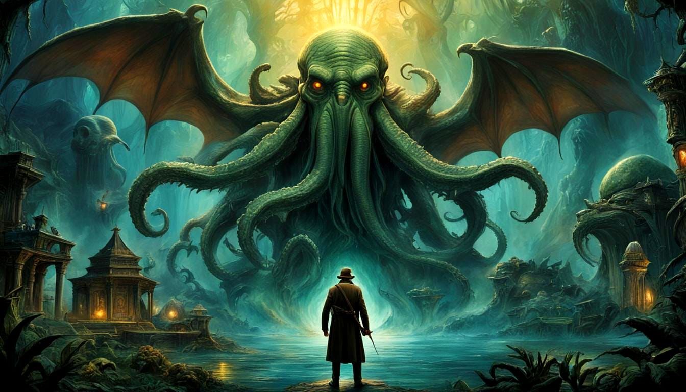 Lovecraftian Detective Embarks on 1920s Sunrise Jungle Adven...