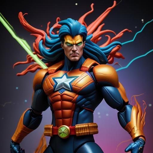 Owen Reece Action Figure in Dynamic Comic Style