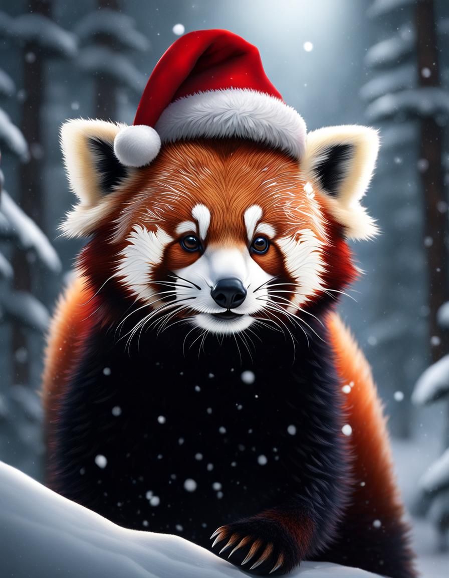 Santa Panda