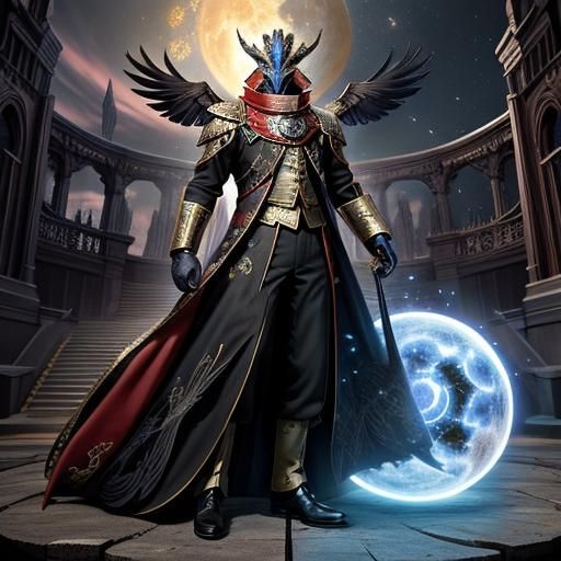 Hyperrealistic Art Nouveau Image: Order and Chaos