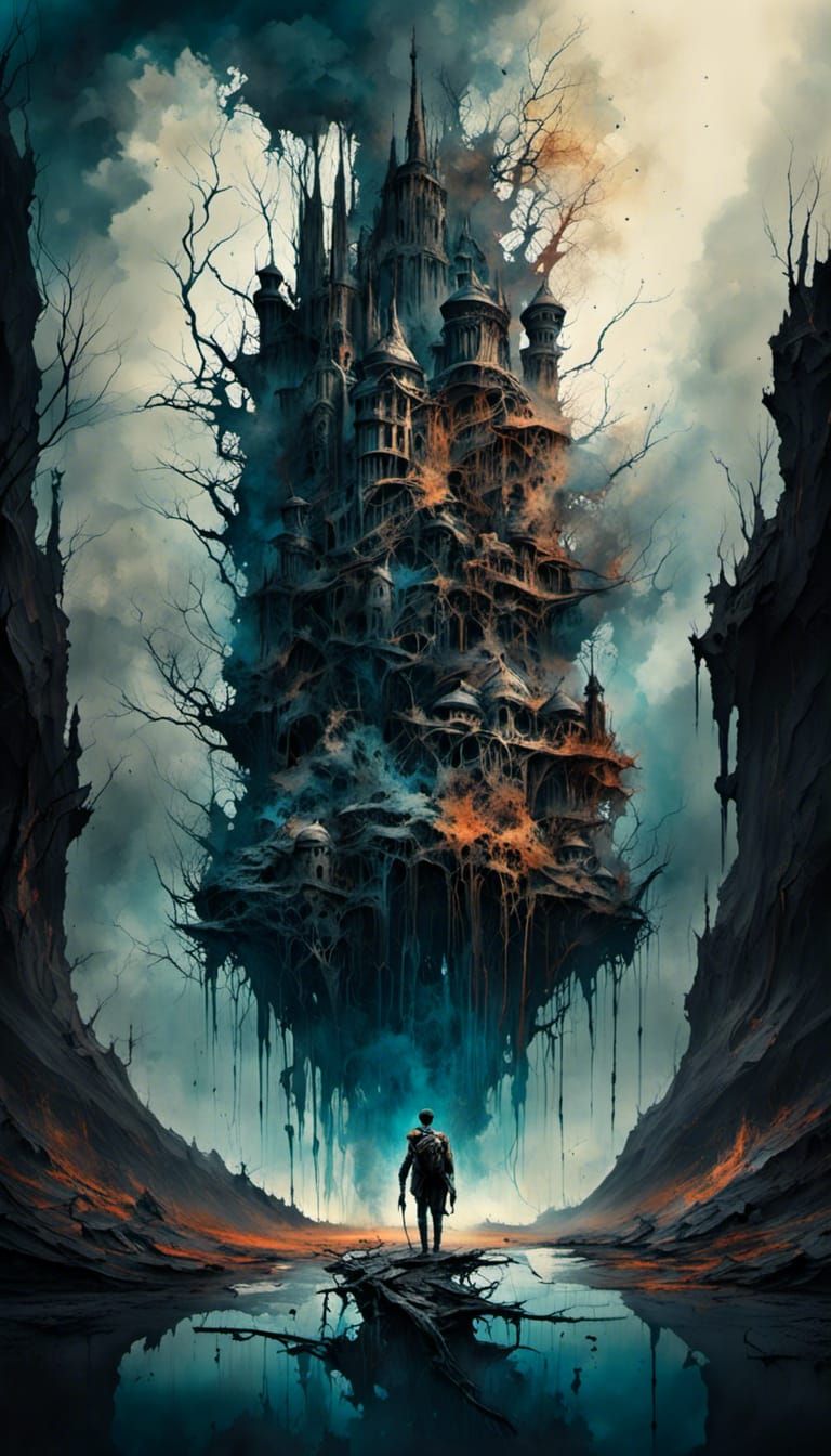 Fantastical Alien Invader in Detailed Matte Painting