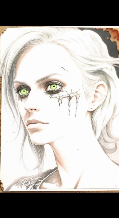 Decay-Ridden Zombie in Polluted Alleyway: Pixel Art