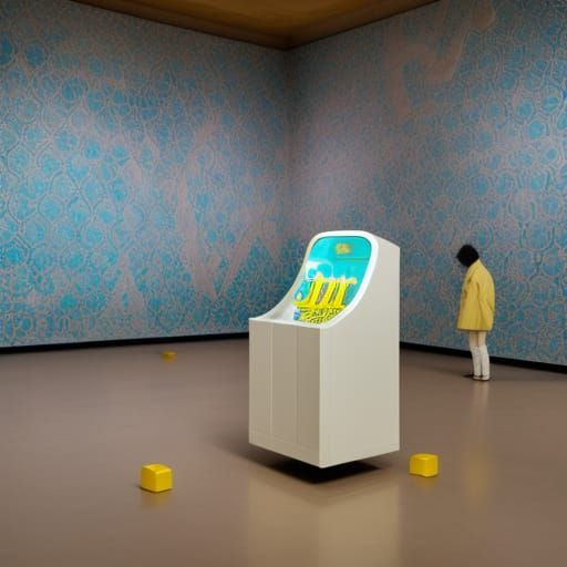 Chewing Gum Coders Work on Porcelain Machine in Neo Rauch St...