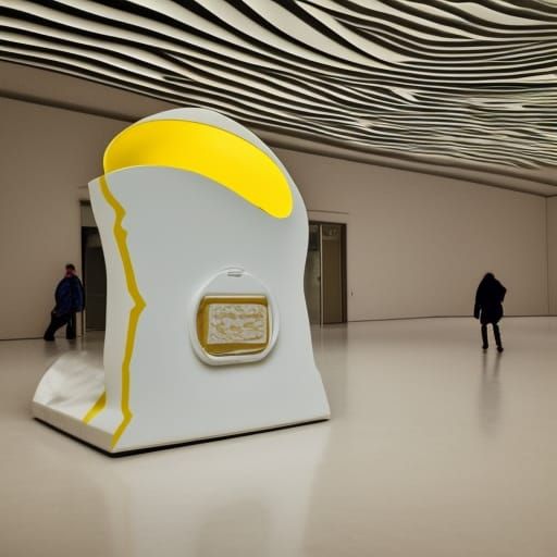 Chewing Gum Coders in Neo Rauch Style