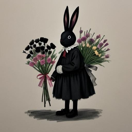 Mysterious Easter Bunny Delivers Valentine's Flowers in Char...