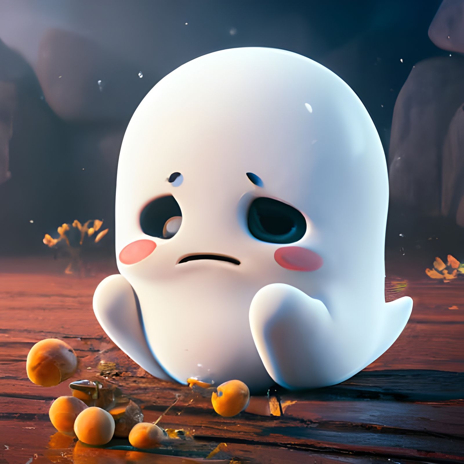 I fell and got a boo boo.