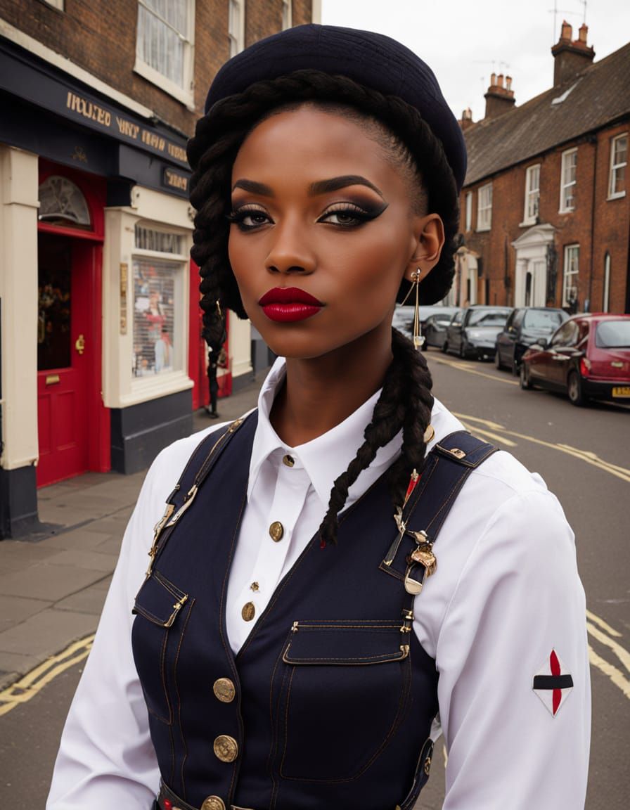 1960s Skinhead Girl in East London