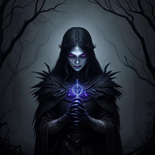 Gothic Blood Transfusion: Dark Fantasy Crow Art