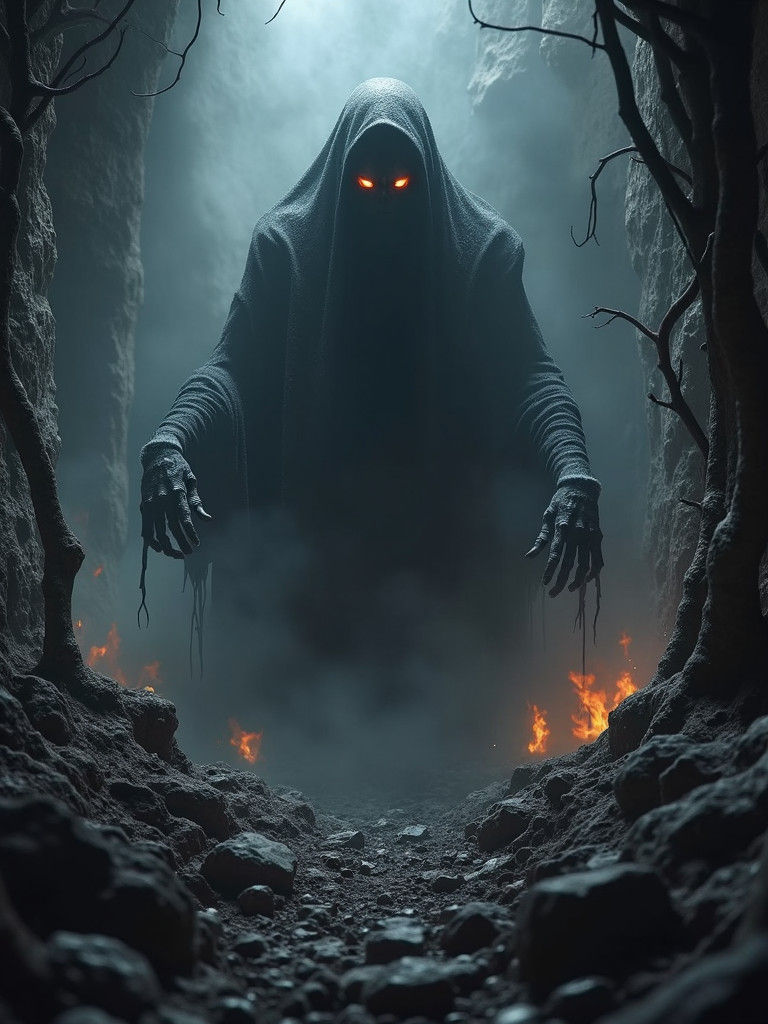 Eerie Coal Spirit Haunting Abandoned Mine