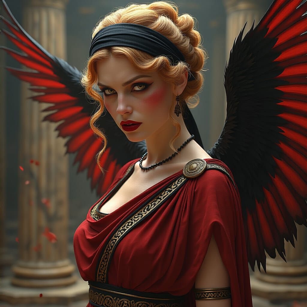 Lyssa, Greek Goddess of Rage, Casting Madness