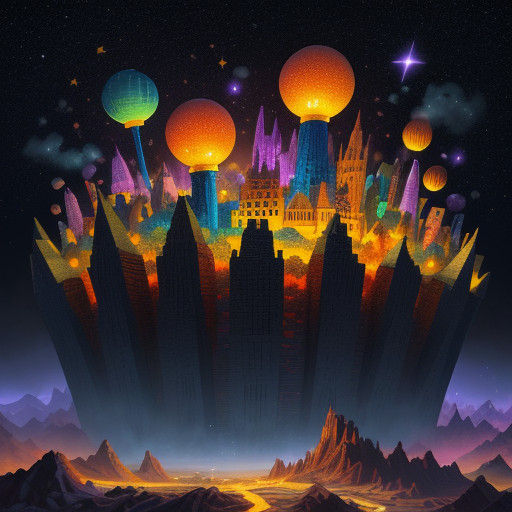 Giant Lego Brick Dominates Cosmic Mountain of Cereal in Vibr...