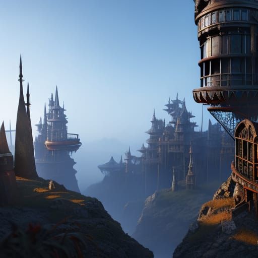 Mother Superior Clown in Detailed Matte Painting