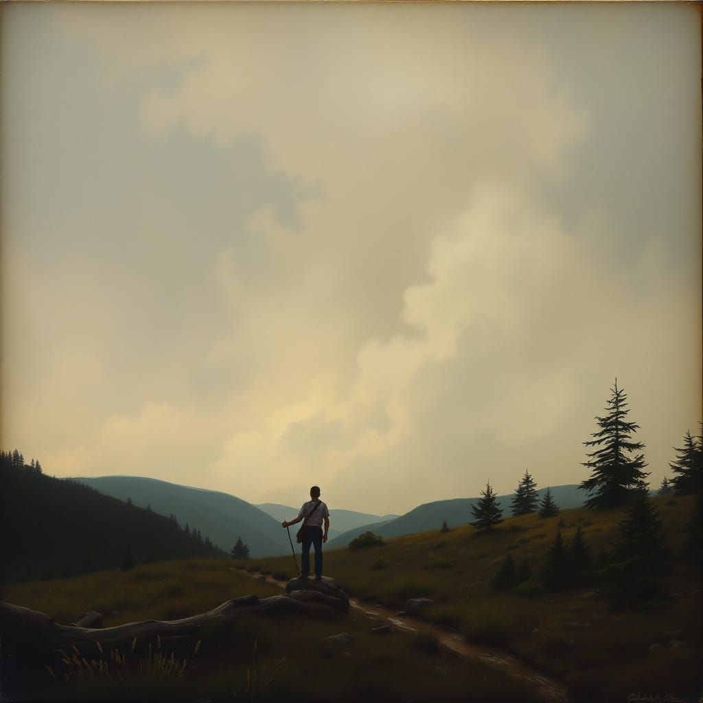 Surreal Portrait in Digital Painting Style