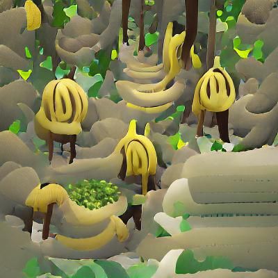 Lush Banana Forest Landscape