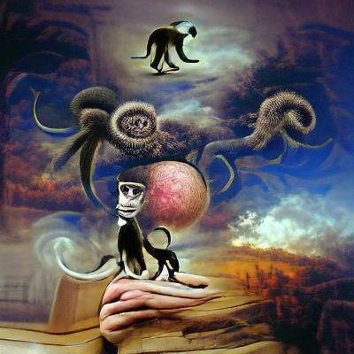 Eldritch Monkey: A Surreal Exploration of Knowledge