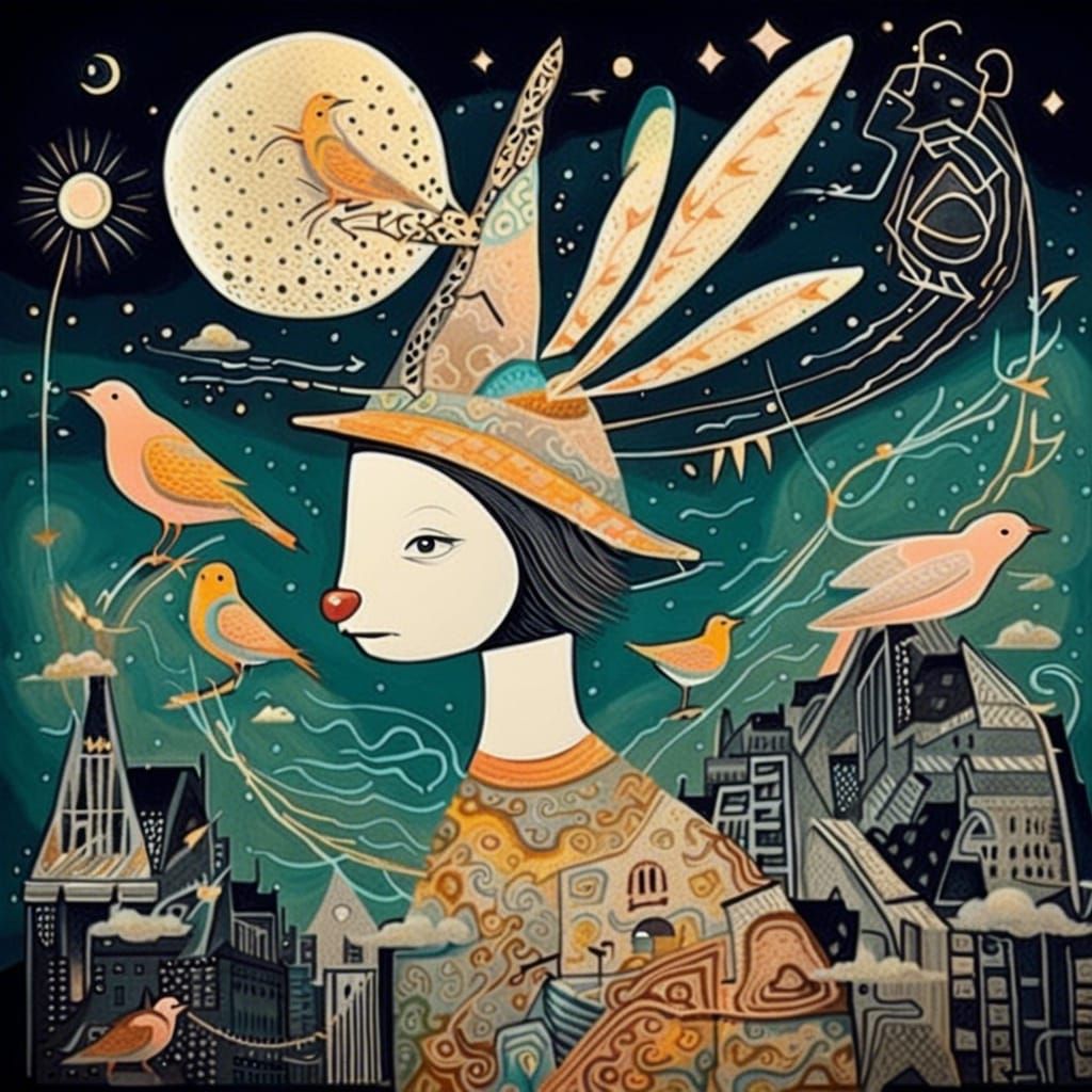 Surreal Animals in Whimsical Retro Street Art