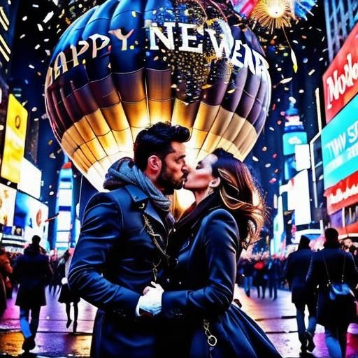 Steampunk New Year's Eve in Times Square