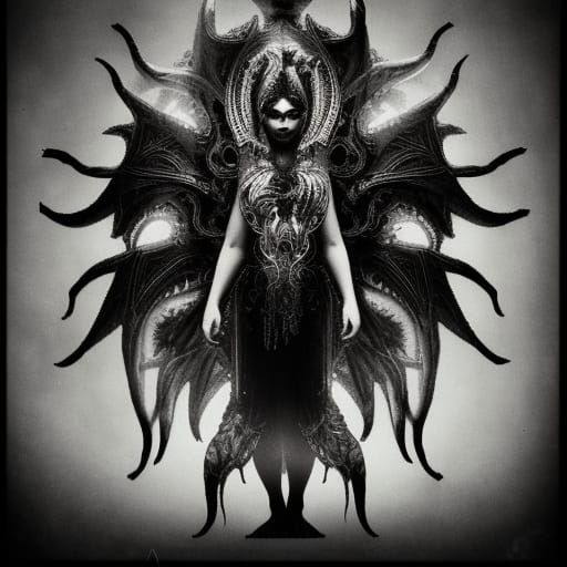 Draconic Shiva Portrait in Photorealistic Style