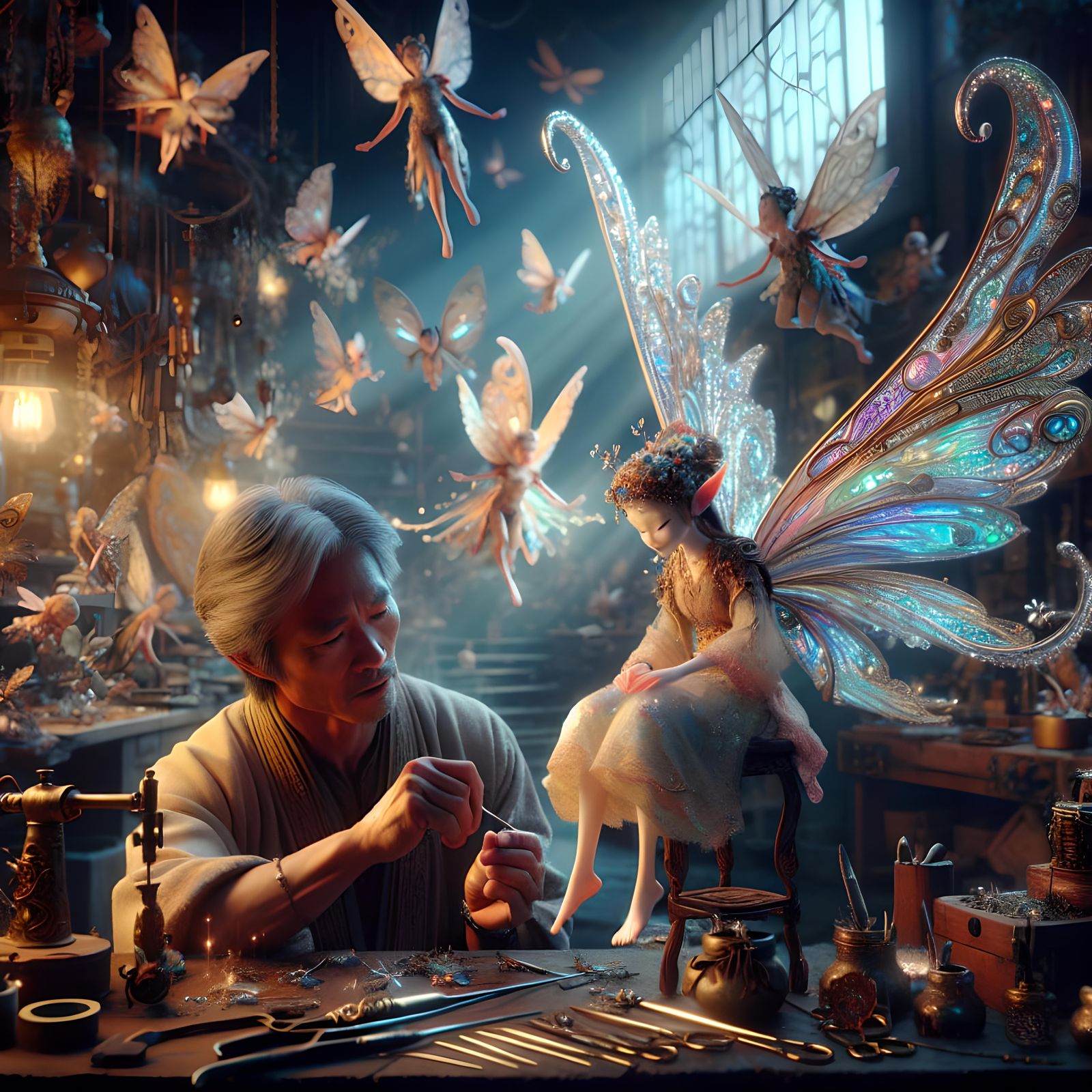 Fairy wings fixer. A rare Job