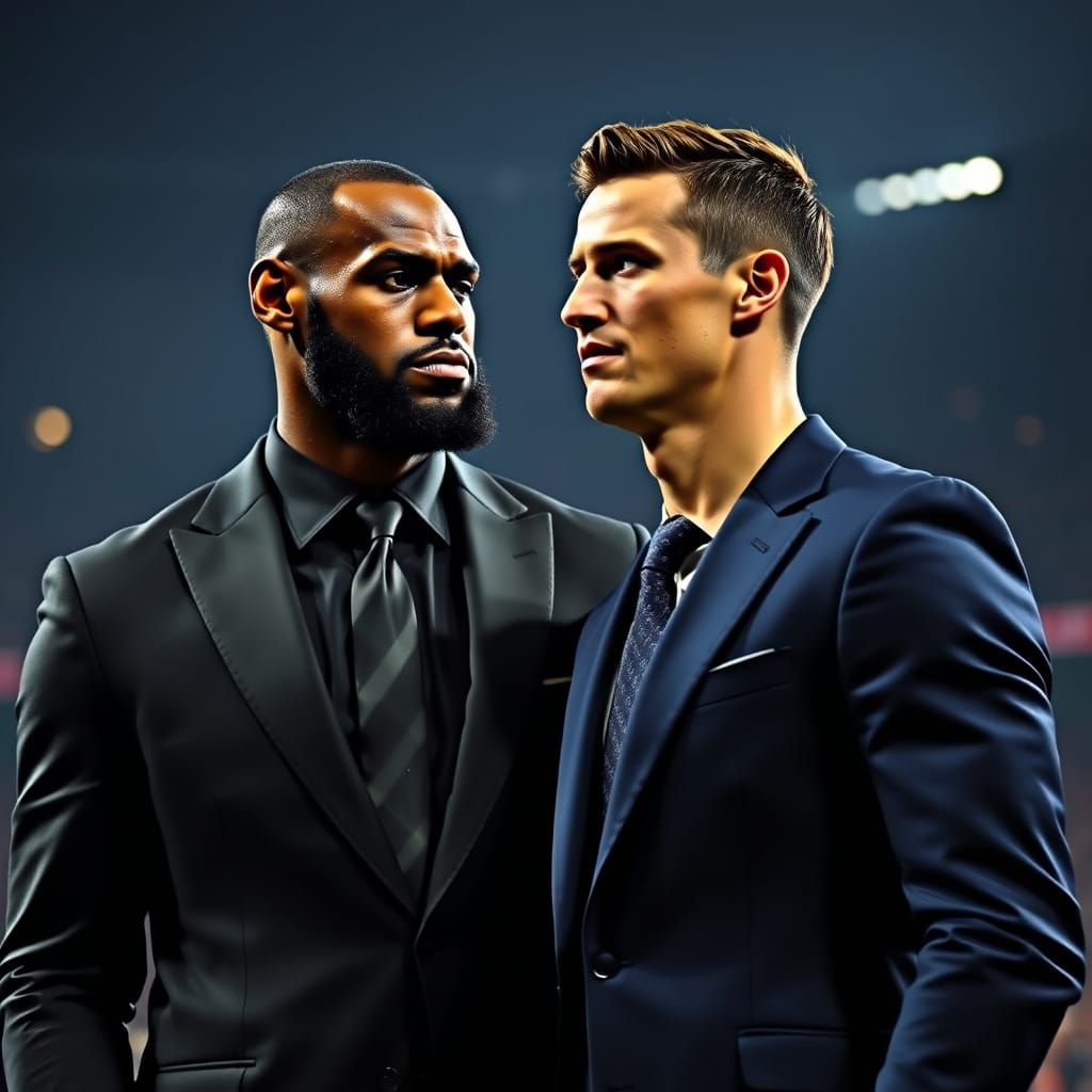 Lebron James Offers Emotional Support to a Tearful Cristiano...