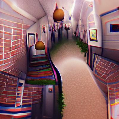 Strange Hallway in a Strange World