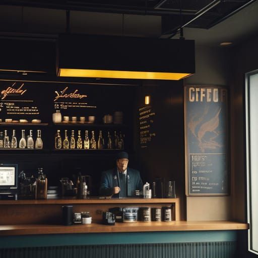 Epic Cinematic Coffeehouse Scene