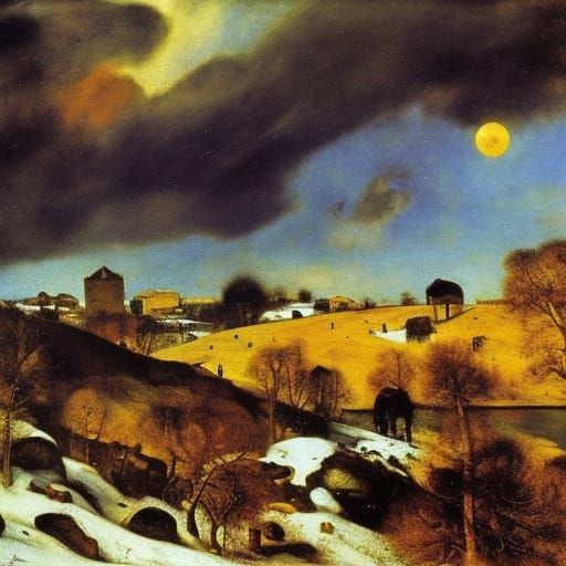 Four Seasons Abstract Painting