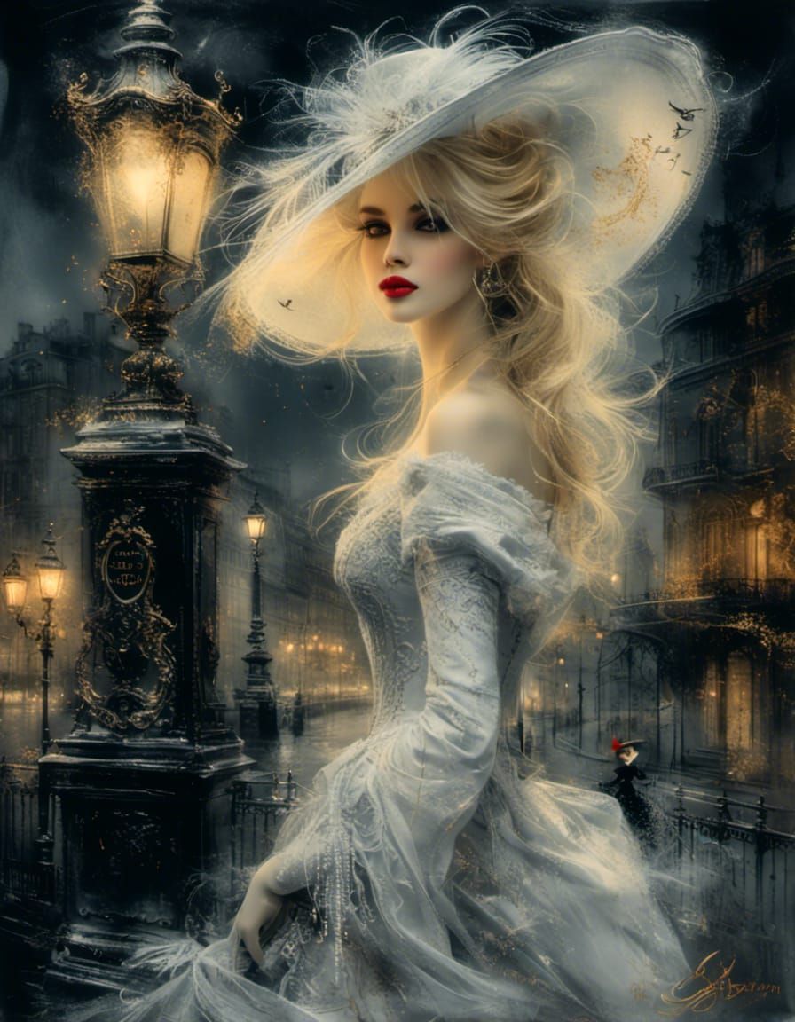 victorian blonde beauty