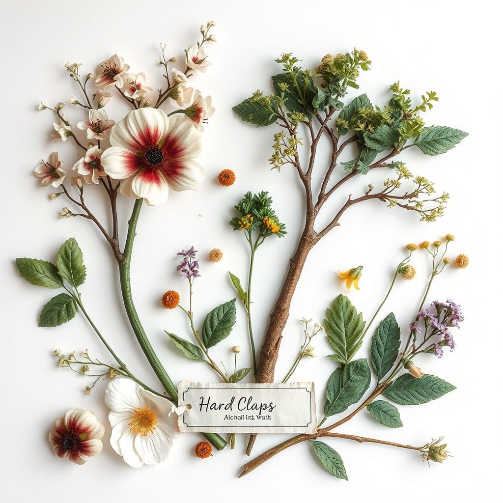 Botanical Still Life in Muted Colors