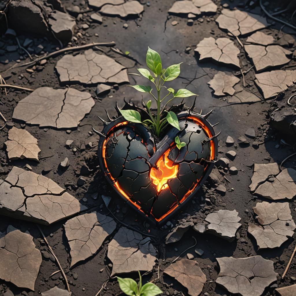 Burnt Heart: Hope Emerges in Comic Book Art