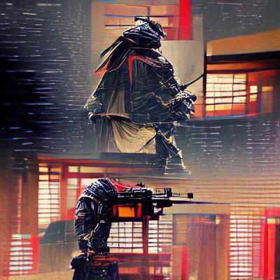 Ronin Warrior in a Realistic Style