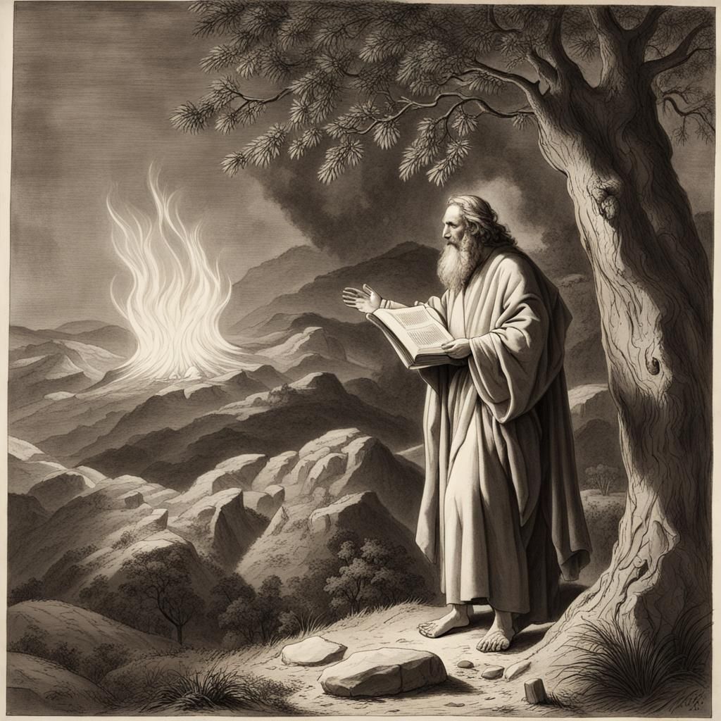 Moses and the Ten Commandments: A Divine Encounter