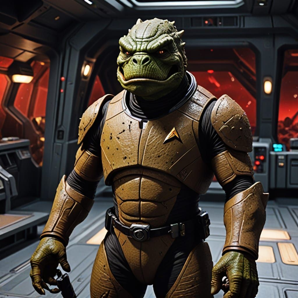 Startrek gorn on deck